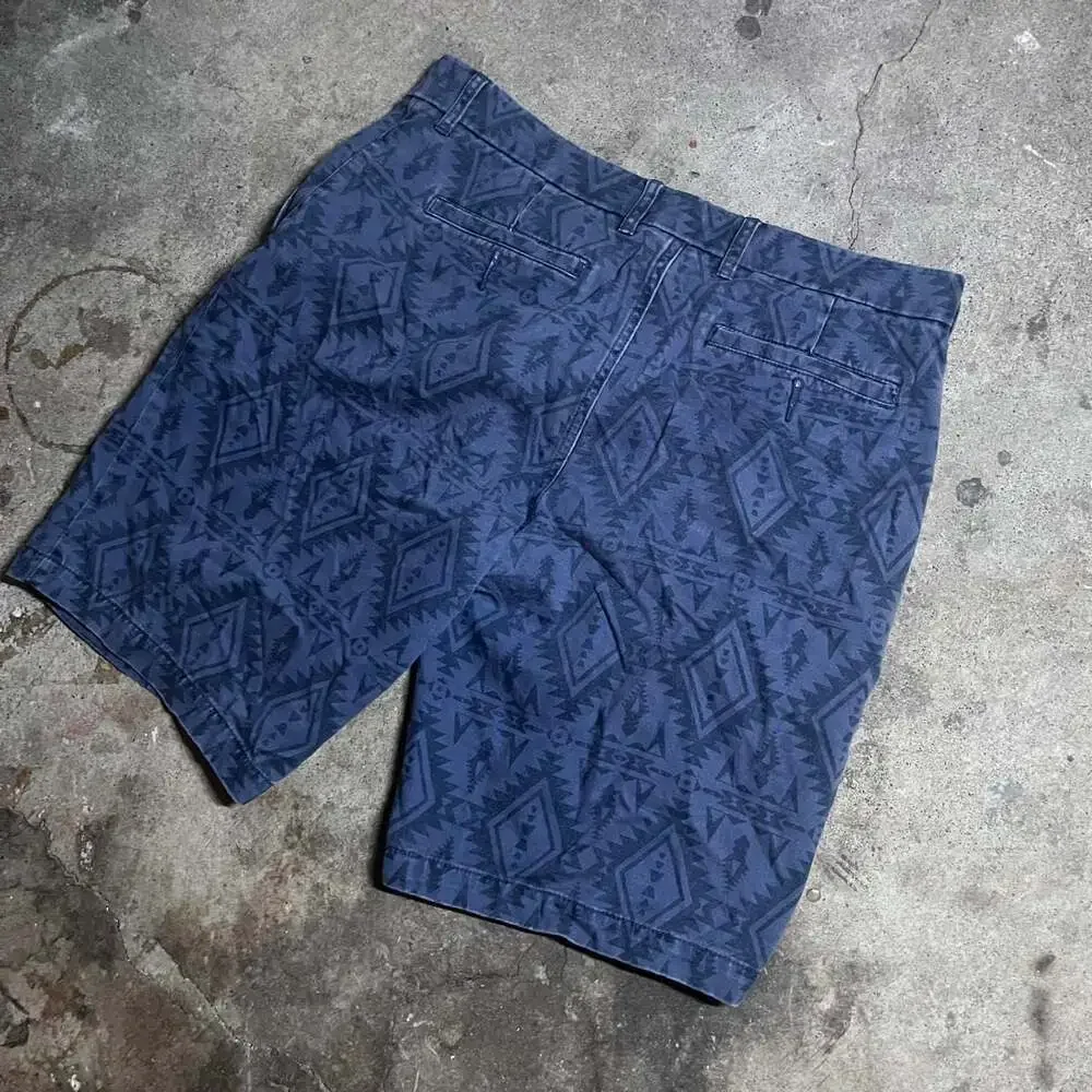 Arizona Jeans Co. Aztec Geometric Print Cotton Shorts